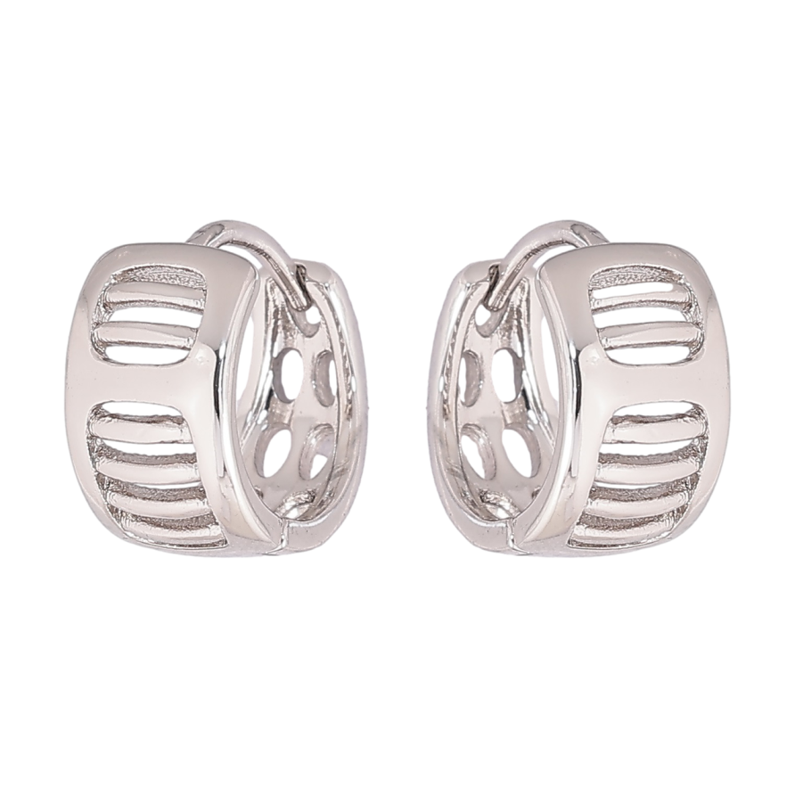 Сережки Xuping Родій колечка «Декоративний візерунок» фото №1