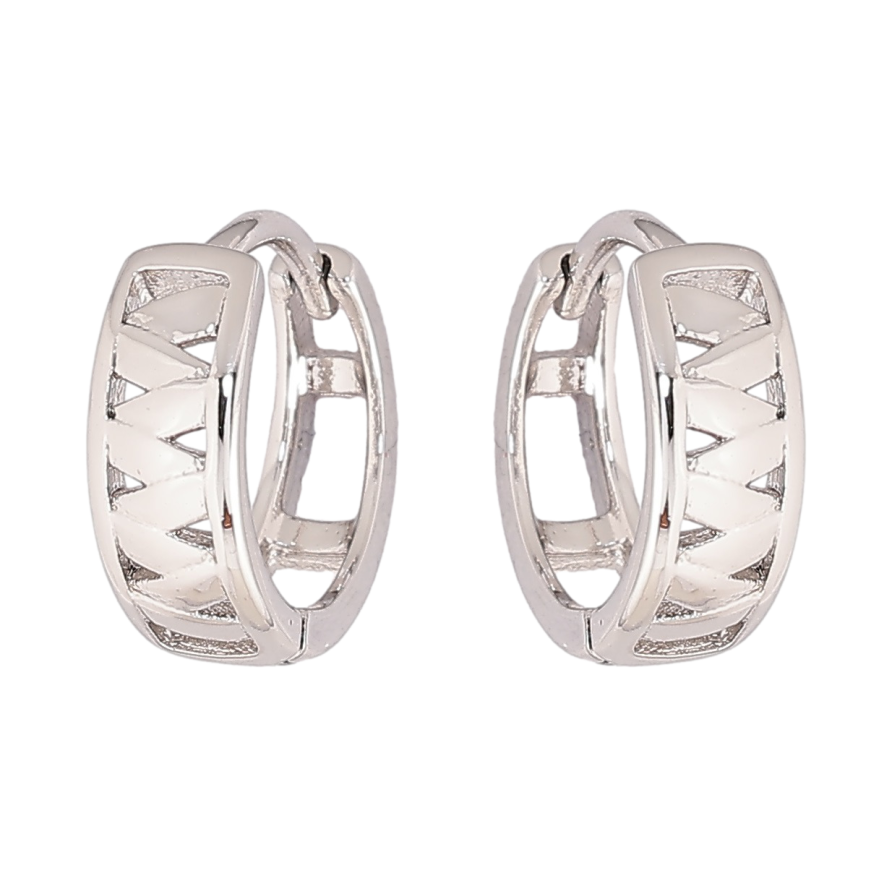 Сережки Xuping Родій колечка «Декоративний візерунок» фото №1