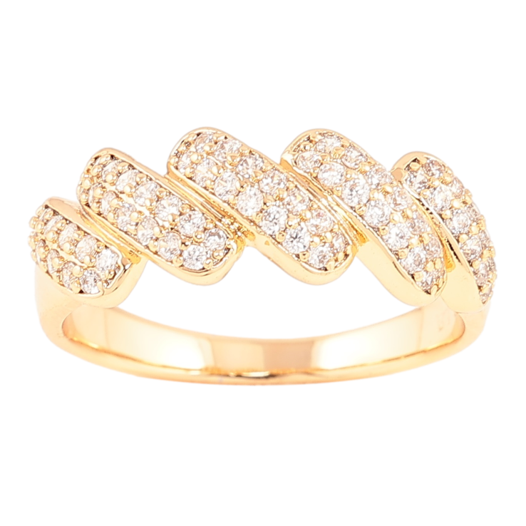 Каблучка Xuping Позолота 18K «Інкрустація кристалами» фото №21