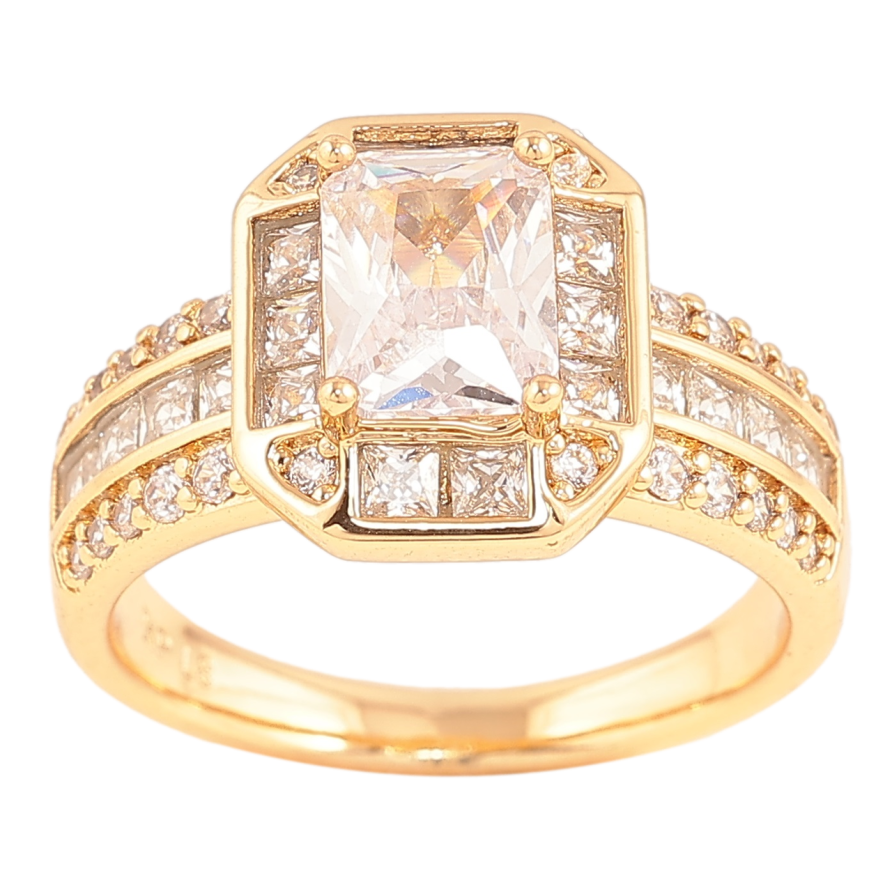 Каблучка Xuping Позолота 18K «Інкрустація кристалами» фото №1