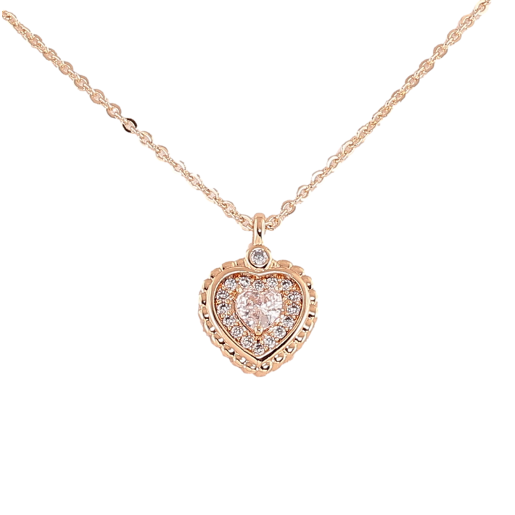 Підвіска на ланцюжку Xuping Позолота 18K «Кришталеве сердечко» довжина 46,51см х 1.5мм фото №19