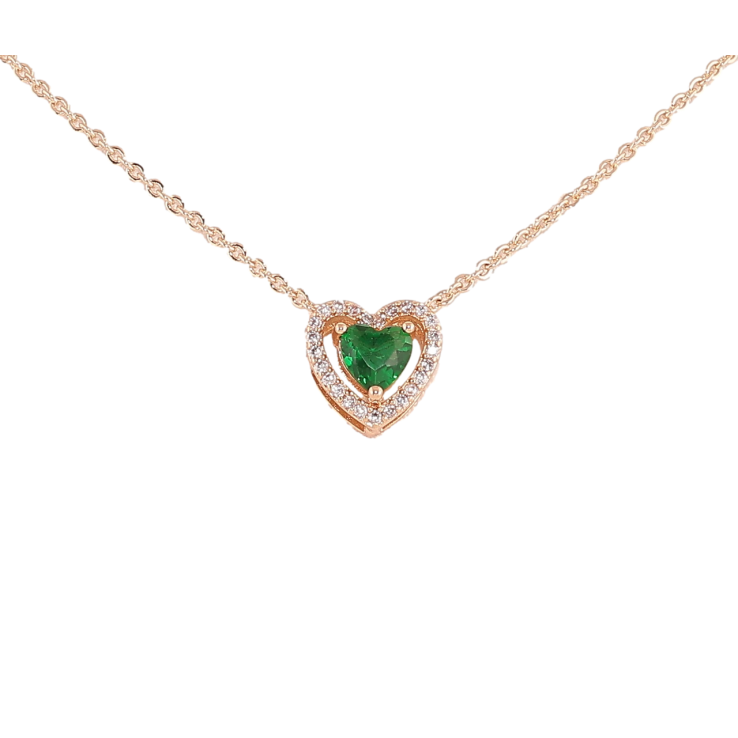 Підвіска на ланцюжку Xuping Позолота 18K «Кришталеве сердечко з зеленим кристалом» довжина 46,51см х 1.5мм фото №20
