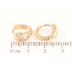 Серьги Xuping Позолота 18K колечки Декоративный узор фото №2 Серьги Xuping Позолота 18K колечки Декоративный узор фото №2