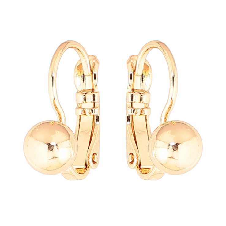 Серьги Xuping Позолота 18K французский замок Шарики на дужках ø 6мм фото №8