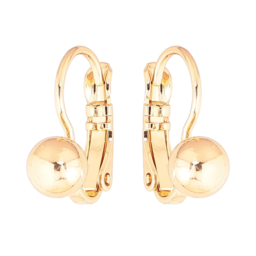 Сережки Xuping Позолота 18K французький замок «Кульки на дужках» ø 6мм фото №1