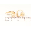 Сережки Xuping Позолота 18K французький замок «Кульки на дужках» ø 6мм фото №2