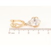 Серьги Xuping Позолота 18K английский замок Изящные подвески с кристаллами фото №2