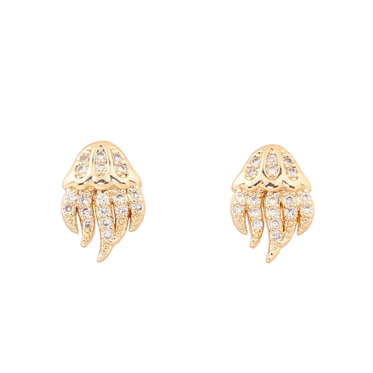 Серьги Xuping M&L Цвет 18K пусеты Медузы фото №12