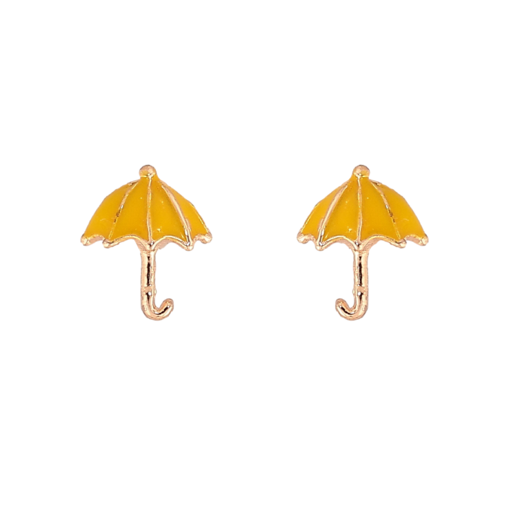 Сережки Xuping M&L Колір 18K пусети «Парасольки з жовтою емаллю» фото №18 Сережки Xuping M&L Колір 18K пусети «Парасольки з жовтою емаллю» фото №18