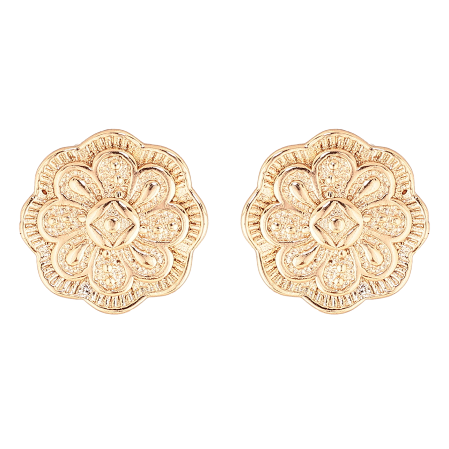 Серьги Xuping M&L Цвет 18K пусеты Цветочки фото №1