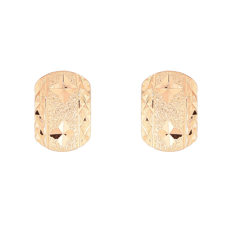 Серьги Xuping M&L Цвет 18K пусеты Декоративный узор насечками фото №14