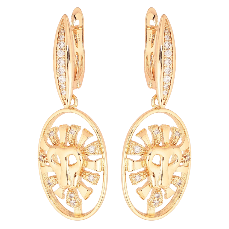 Серьги Xuping M&L Цвет 18K английский замок Декоративные подвески Льви фото №13