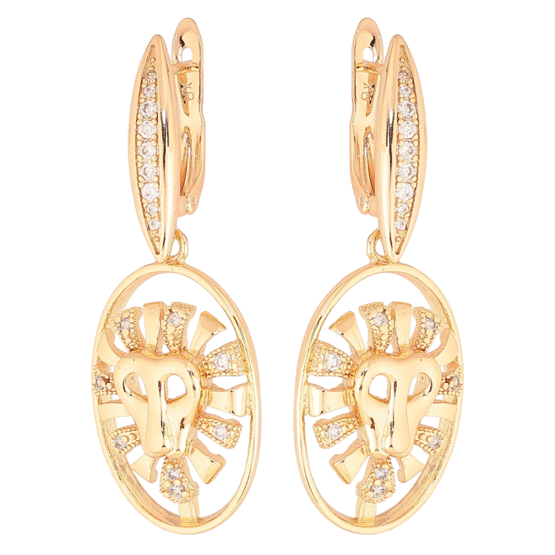 Серьги Xuping M&L Цвет 18K английский замок Декоративные подвески Льви фото №1