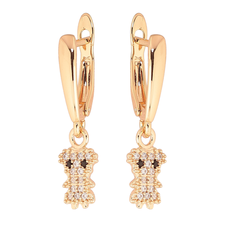 Серьги Xuping M&L Цвет 18K английский замок Подвески с инкрустацией кристаллами фото №12