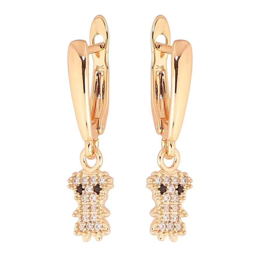 Серьги Xuping M&L Цвет 18K английский замок Подвески с инкрустацией кристаллами фото №1