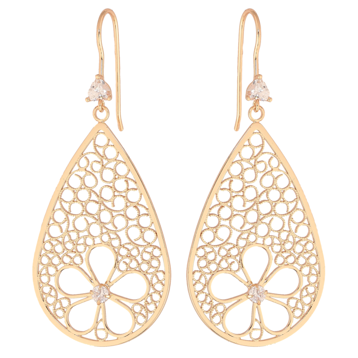 Сережки Xuping M&L Колір 18K французький замок «Ажурные подвески с цветочками» фото №18 Сережки Xuping M&L Колір 18K французький замок «Ажурные подвески с цветочками» фото №18