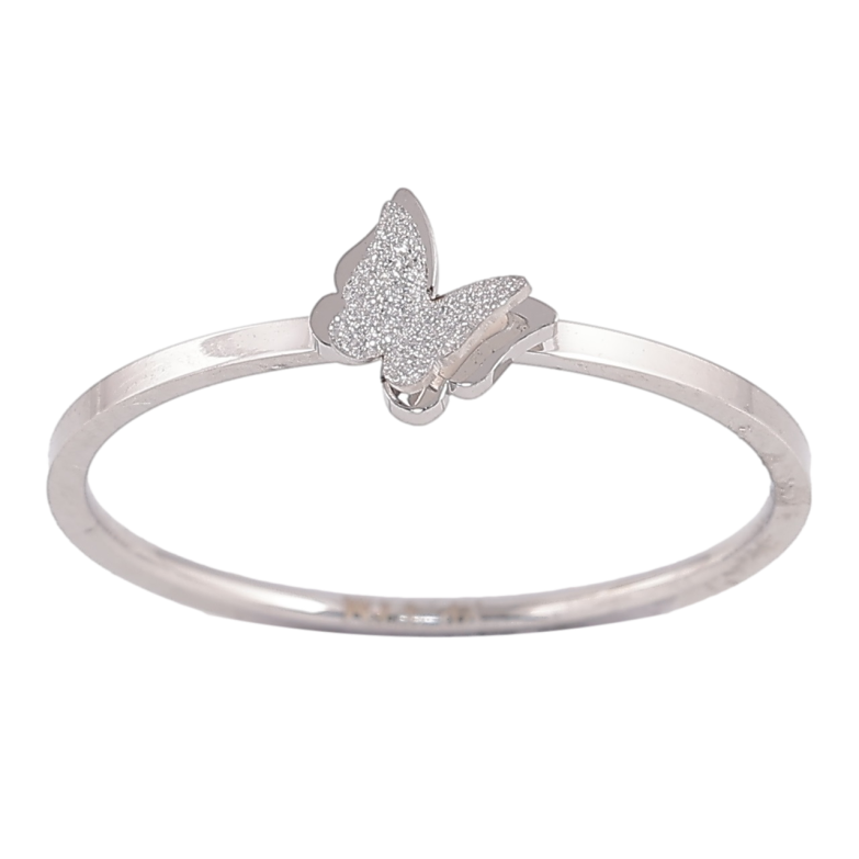 Каблучка Xuping TTM Stainless Steel Колір Родій ««Метелик» фото №6