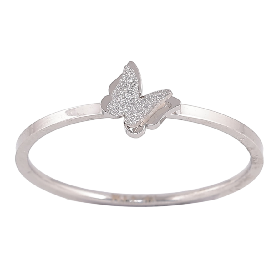 Каблучка Xuping TTM Stainless Steel Колір Родій ««Метелик» фото №1