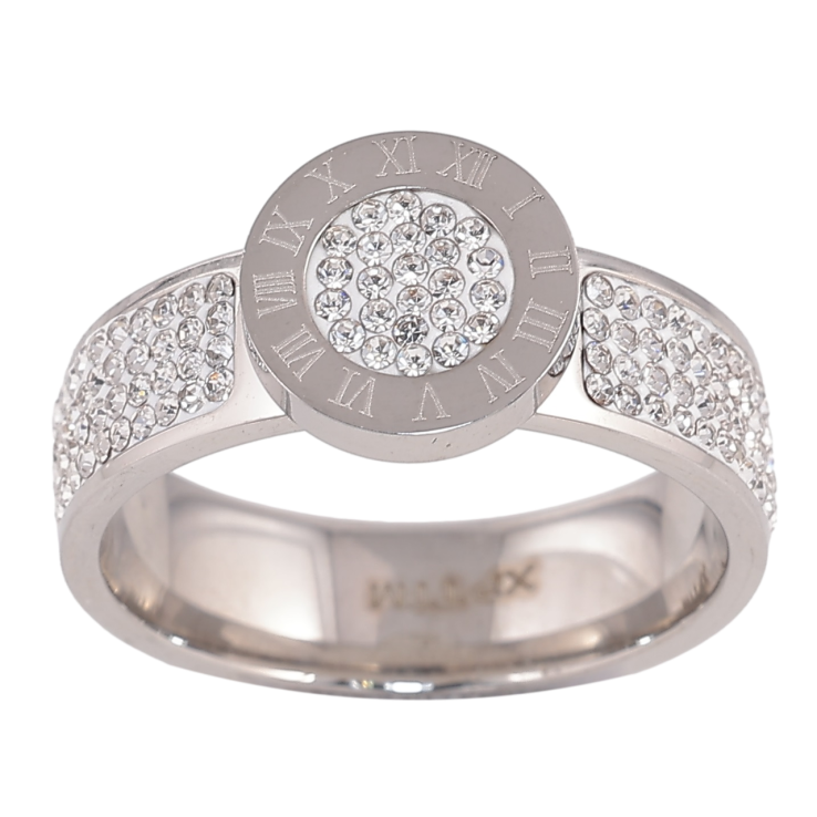 Каблучка Xuping TTM Stainless Steel Колір Родій «Циферблат з інкрустацією кристалами» фото №23 Каблучка Xuping TTM Stainless Steel Колір Родій «Циферблат з інкрустацією кристалами» фото №23