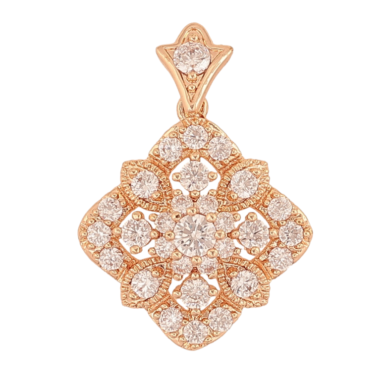 Кулон Xuping M&L Колір 18К «Інкрустація кристалами» для ланцюжка до 2мм фото №1