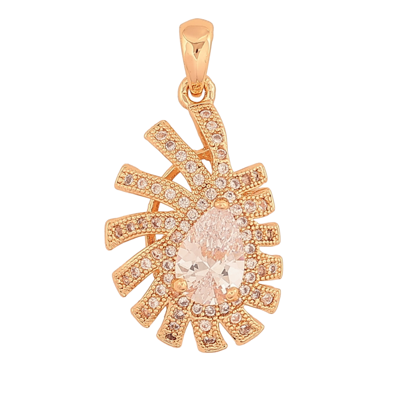 Кулон Xuping M&L Цвет 18К Декоративный узор с инкрустацией кристаллами для цепочки до 2мм фото №2