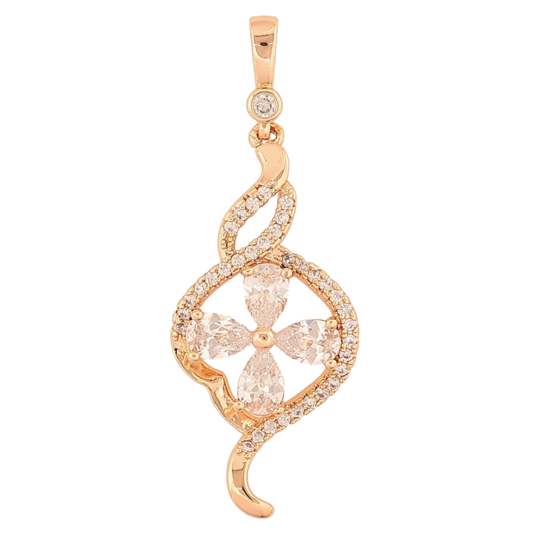 Кулон Xuping M&L Цвет 18К Декоративный узор с инкрустацией кристаллами для цепочки до 2мм фото №1