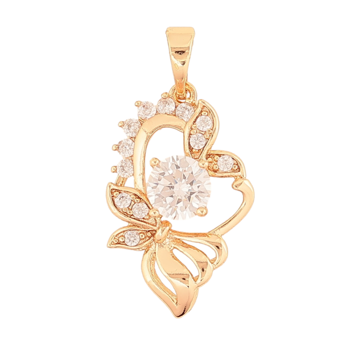 Кулон Xuping M&L Колір 18К «Декоративний візерунок з інкрустацією кристалами» для ланцюжка до 5мм фото №18 Кулон Xuping M&L Колір 18К «Декоративний візерунок з інкрустацією кристалами» для ланцюжка до 5мм фото №18