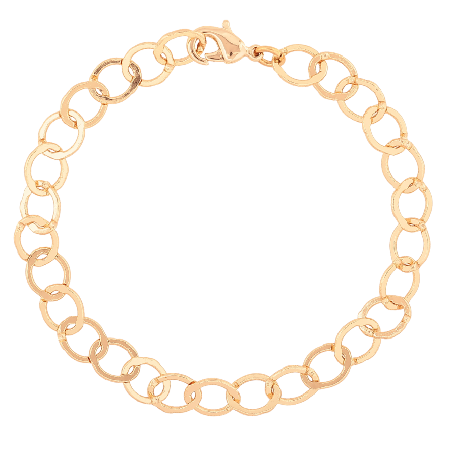 Браслет Xuping M&L Колір 18K «Ланцюжок Якірний» довжина 19.5см х 7мм фото №1