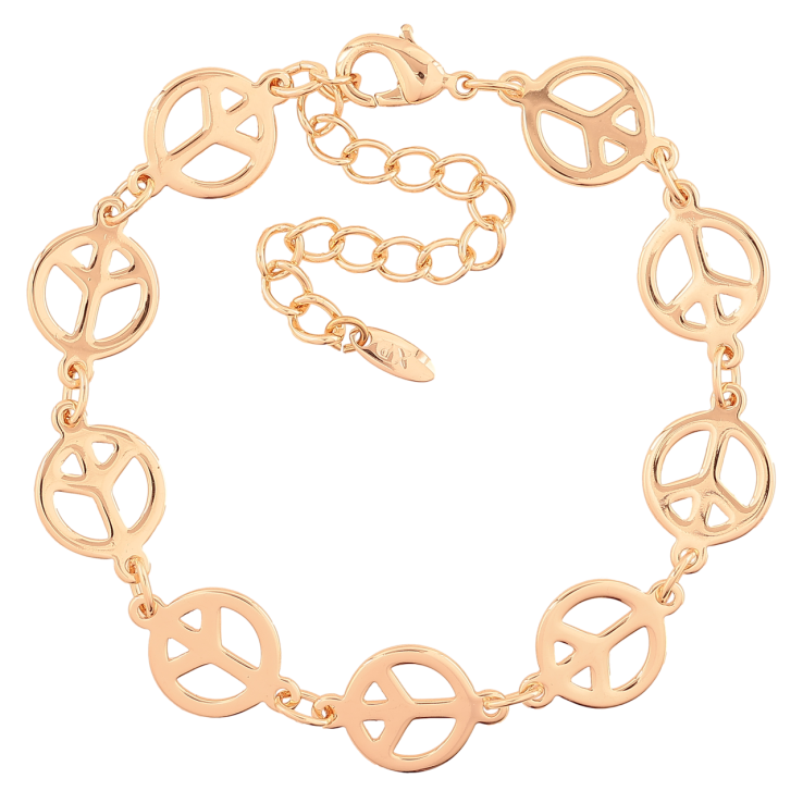 Браслет Xuping M&L Колір 18K «Пацифік» довжина з доп.ланцюжком 18-24см х 11мм фото №3