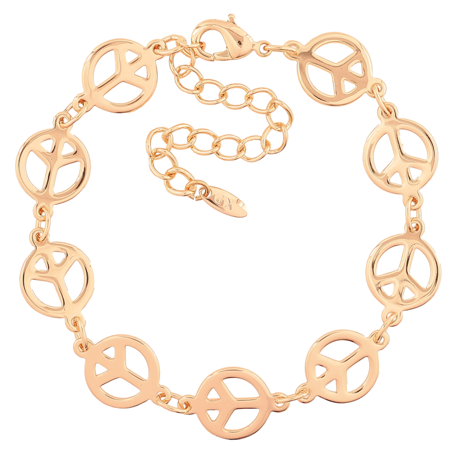 Браслет Xuping M&L Колір 18K «Пацифік» довжина з доп.ланцюжком 18-24см х 11мм фото №1