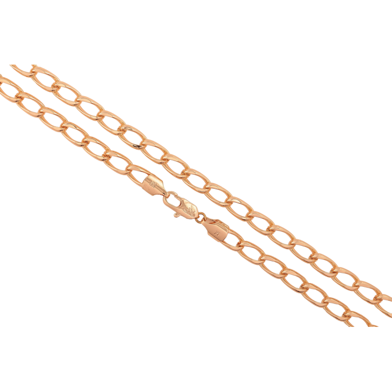 Цепочка Xuping M&L Цвет 18К Плетение Панцирное длина 45см х 6мм фото №1