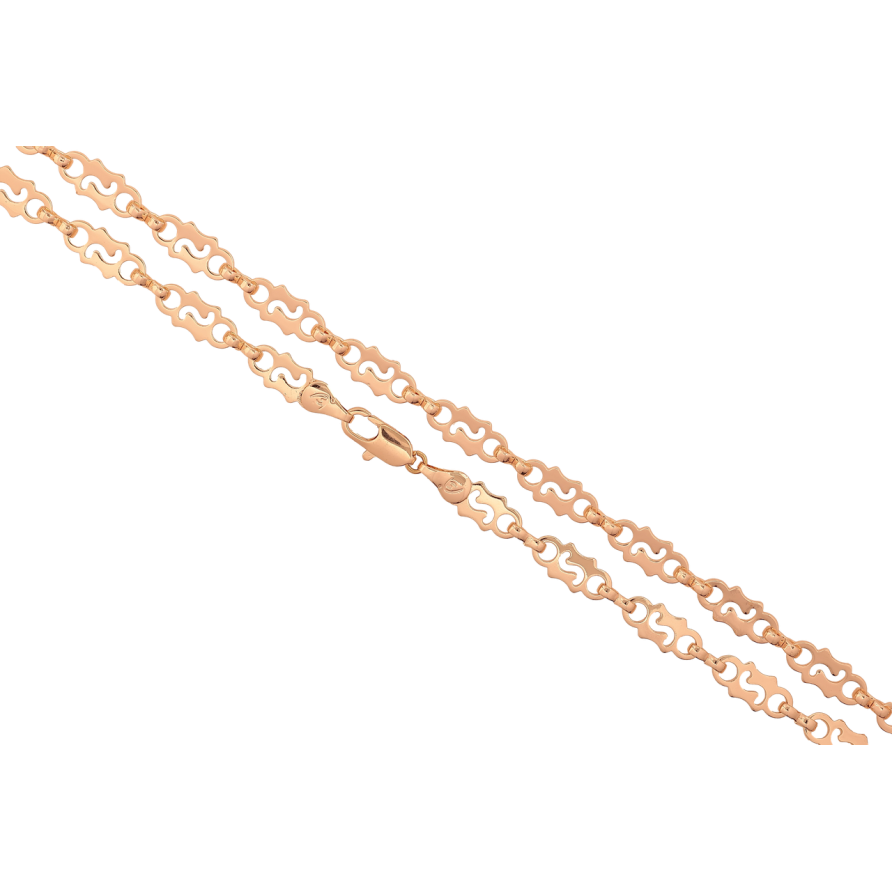 Цепочка Xuping M&L Цвет 18К Плетение Фантазийное длина 46см х 6мм фото №1