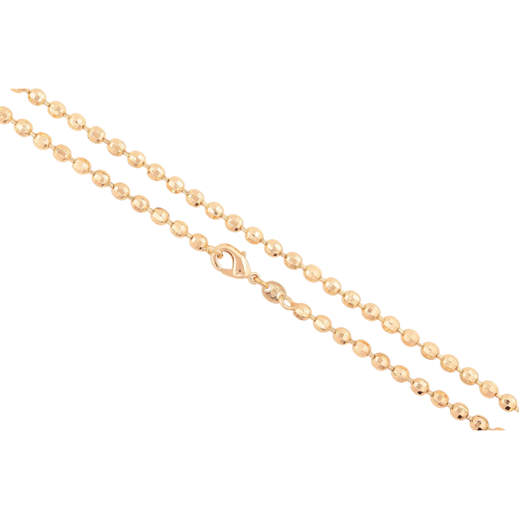 Цепочка Xuping M&L Цвет 18К Плетение Перлина длина 45см х 3мм фото №11 Цепочка Xuping M&L Цвет 18К Плетение Перлина длина 45см х 3мм фото №11