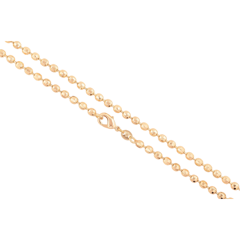 Ланцюжок Xuping M&L Колір 18К «Плетіння Перлина» довжина 45см х 3мм фото №1