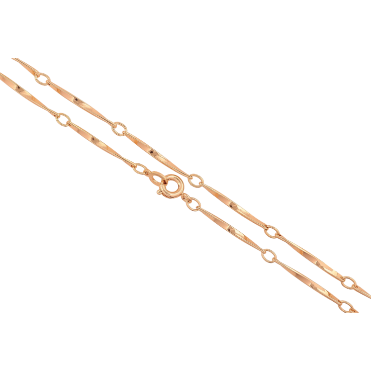 Цепочка Xuping M&L Цвет 18К Плетение Фантазийное длина 46см х 2мм фото №7