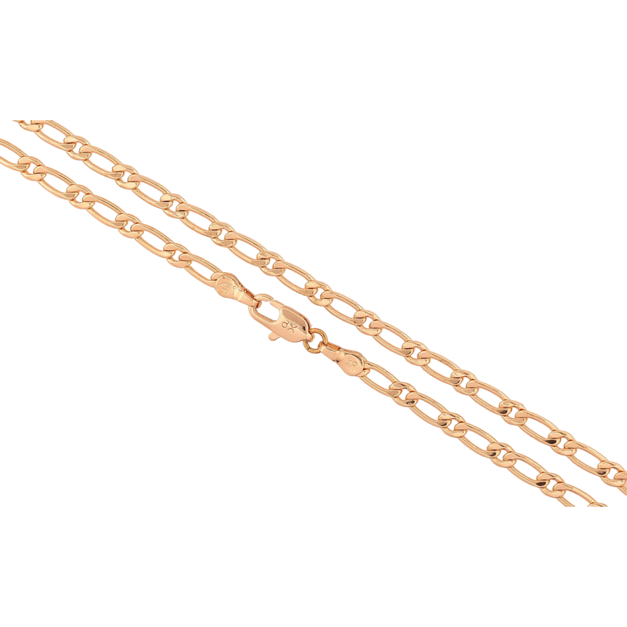 Цепочка Xuping M&L Цвет 18К Плетение Фантазийное длина 45см х 3мм фото №1