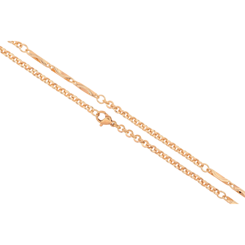 Цепочка Xuping M&L Цвет 18К Плетение Фантазийное длина 45см х 3-4мм фото №1