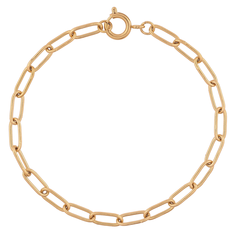 Браслет Xuping ТТМ Stainless Steel колір 14К «Ланцюжок Якірний» довжина 19см х 4мм фото №2