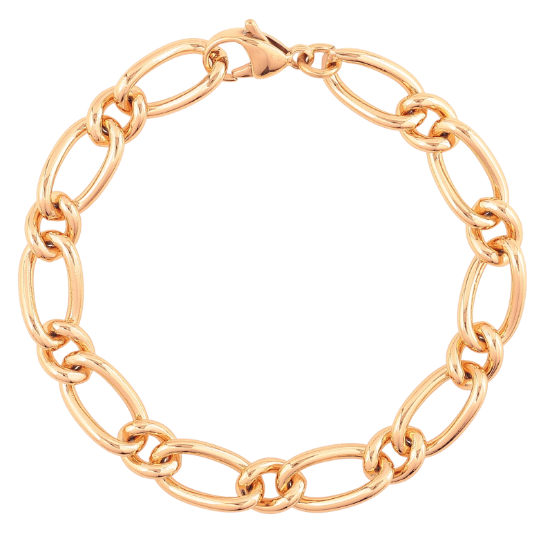 Браслет Xuping Позолота 18K Цепочка плетение Фантазийное размер 19см х 7-9мм фото №1