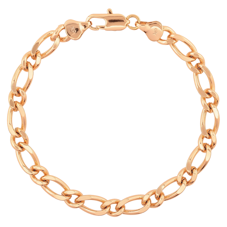 Браслет Xuping Позолота 18K Цепочка Фантазийное плетение размер 20см х 6-7мм фото №3