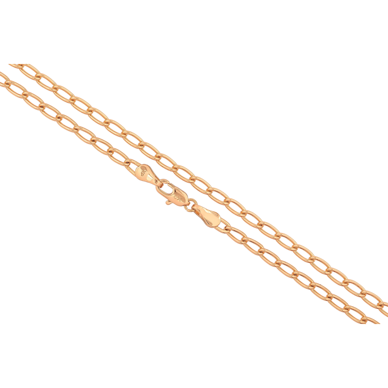 Ланцюжок Xuping Позолота 18K «Плетіння Панцирне» довжина 45см х 3мм фото №1