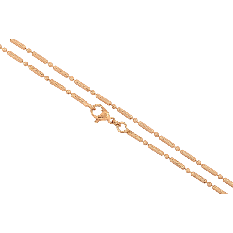 Цепочка Xuping Позолота 18K Плетение Перлина с узором длинна 45см х 1.5мм фото №4