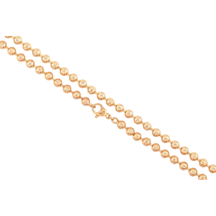 Ланцюжок Xuping Позолота 18K «Плетіння Перлина» довжина 50см х 4мм фото №21