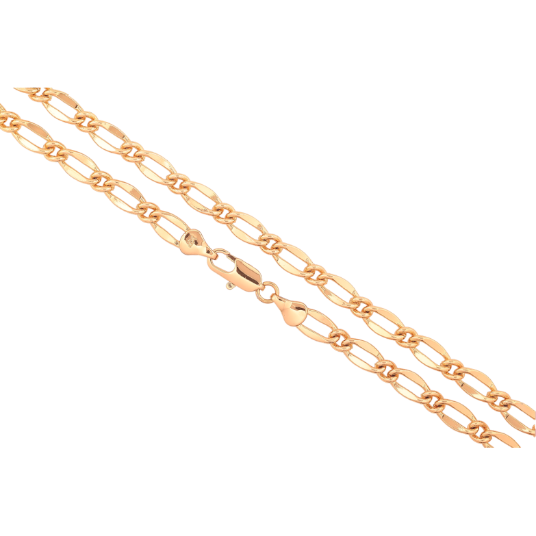 Ланцюжок Xuping Позолота 18K «Плетіння Фантазійне» довжина 50см х 6мм фото №4