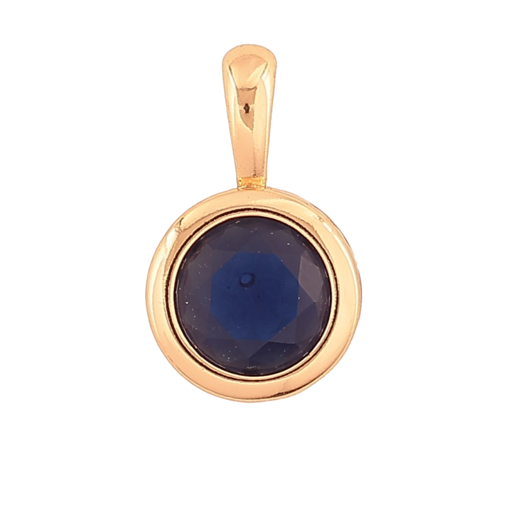 Кулон Xuping Позолота 18K «Синій кристал в обідковій оправі, ø 11мм» для ланцюжка до 4мм фото №24 Кулон Xuping Позолота 18K «Синій кристал в обідковій оправі, ø 11мм» для ланцюжка до 4мм фото №24