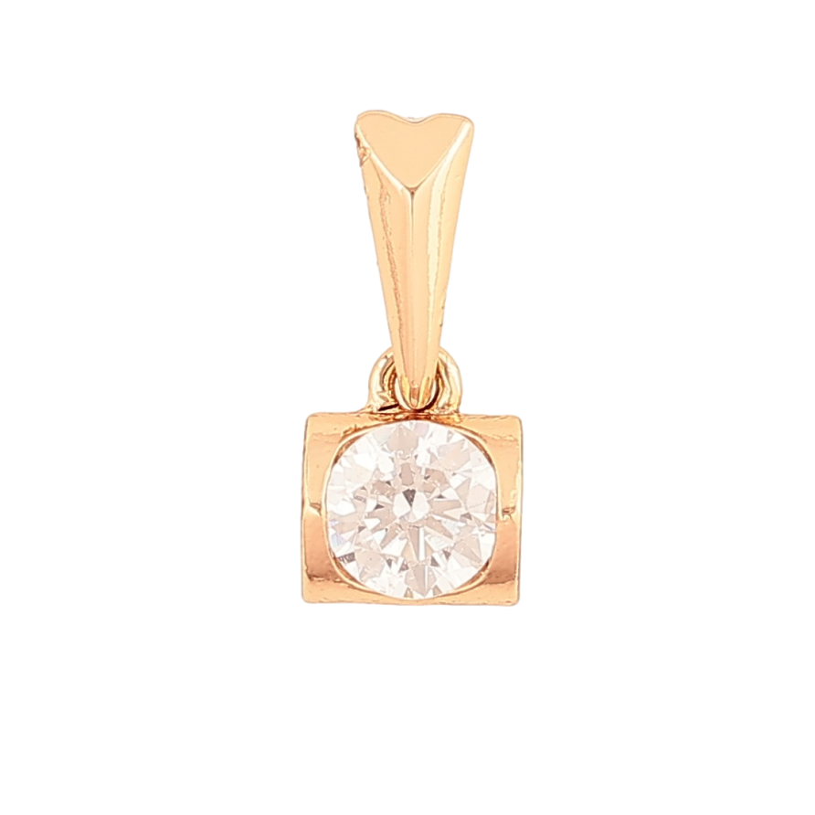 Кулон Xuping Позолота 18K «Кристал» для ланцюжка до 3мм фото №1