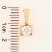Кулон Xuping Позолота 18K «Кристал» для ланцюжка до 3мм фото №2