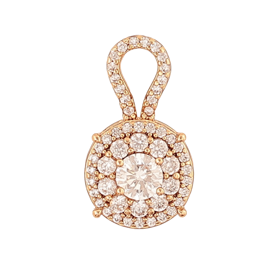 Кулон Xuping Позолота 18K «Інкрустація кристалами» для ланцюжка до 2мм фото №1