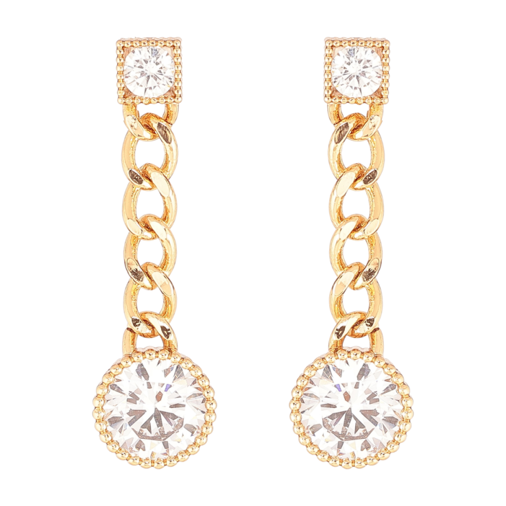 Серьги Xuping Позолота 18K пусеты Подвески цепочки с кристаллами фото №20 Серьги Xuping Позолота 18K пусеты Подвески цепочки с кристаллами фото №20