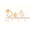 Сережки Xuping Позолота 18K пусети «Сердечка з кристалами та перлинами» фото №2 Сережки Xuping Позолота 18K пусети «Сердечка з кристалами та перлинами» фото №2